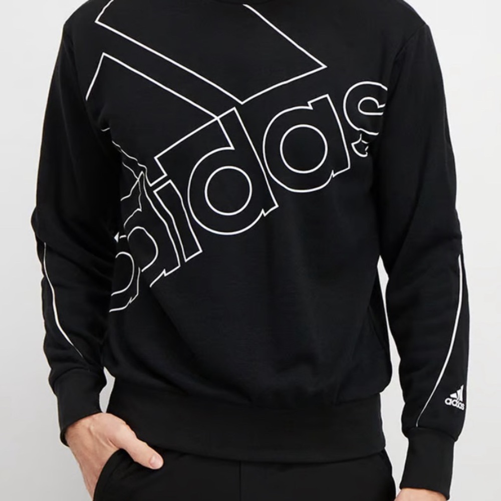 Men Sportswear Fit Long Sleeves Training hoodie, Black